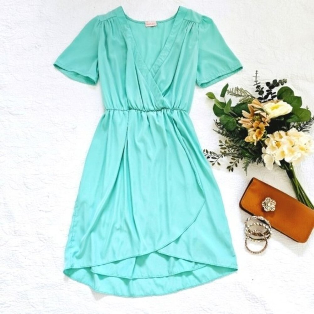 Gabriella Rocha Aqua Mini Dress - Picture 2 of 11